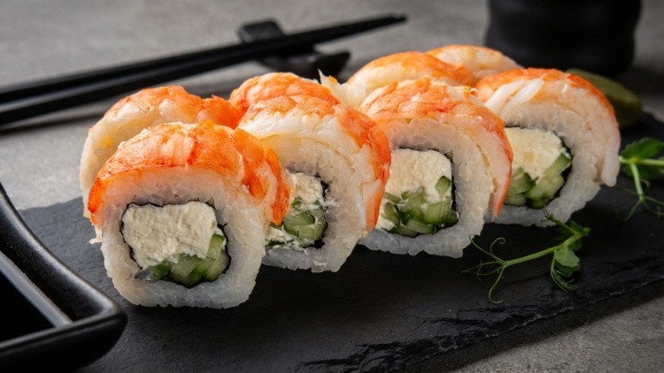 Філадельфія з тигровою креветкою