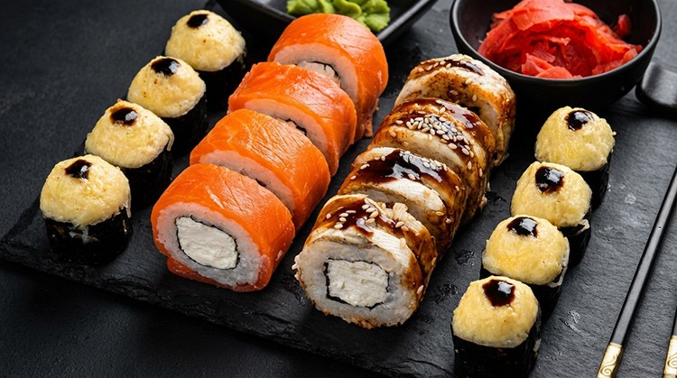 Сет лосось та вугор Mini