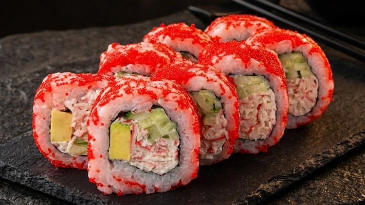 РОЛ КАЛІФОРНІЯ З КРАБОВОЮ ПАСТОЮ